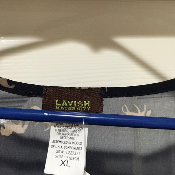 3/$25 ——— 
New Maternity Horse Blouse - Picture 2 of 3